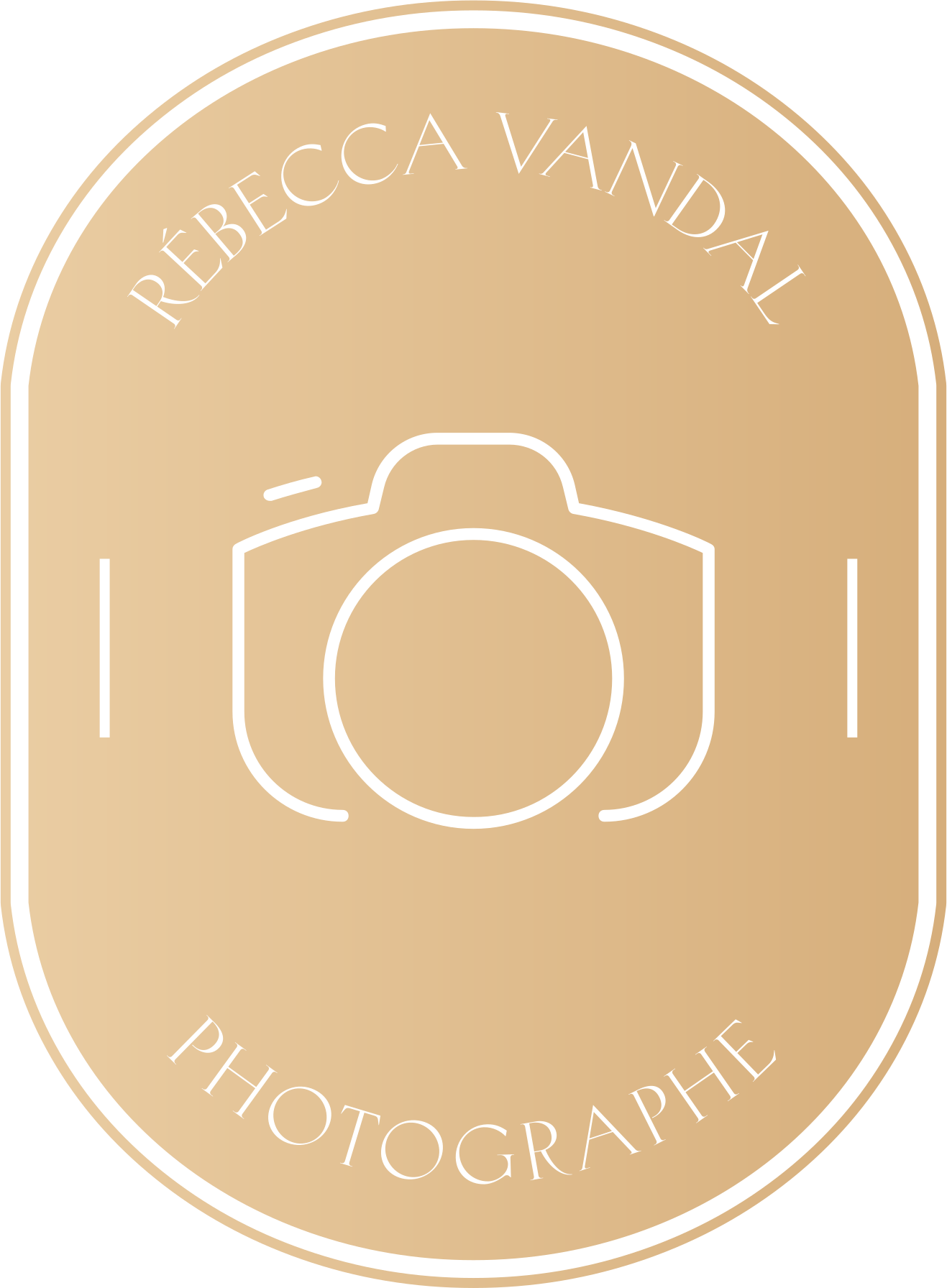 Logo de Rébecca Vandal, photographe.